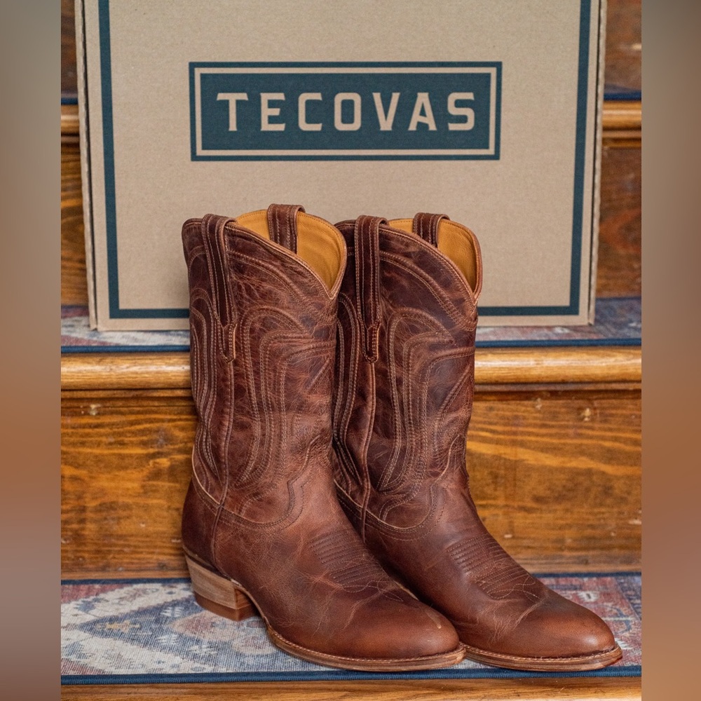 NIB RARE DISCONTINUED TECOVA JAMIE SCOTCH GOAT LEATHER